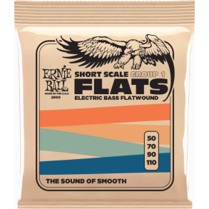 Ernie Ball 2800 Flatwound GR1 Short Scale